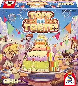 Zum Kinderspiel des Jahres 2025 nominiert: Topp die Torte Zum Kinderspiel des Jahres 2025 nominiert: Topp die Torte